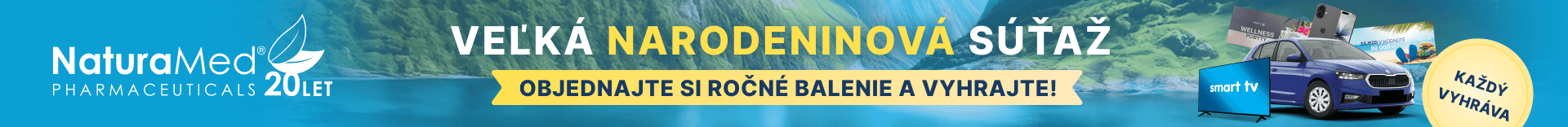 Veľká narodeninová súťaž - Objednajte si ročné balenie a vyhrajte! Každý vyhráva