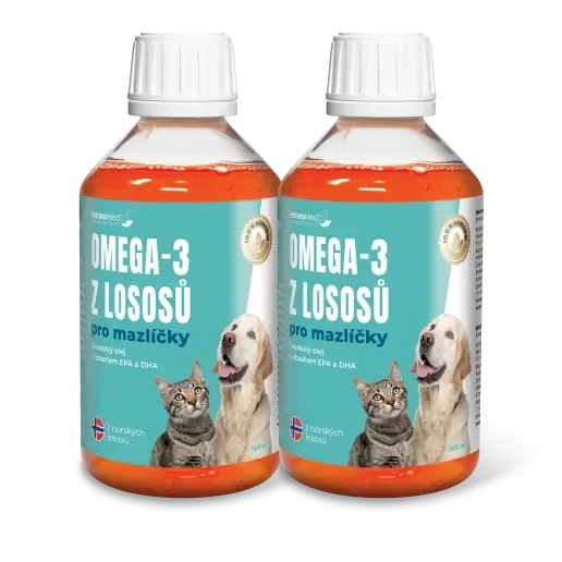 Omega 3 z lososov pre miláčikov 2 fľaše v balení